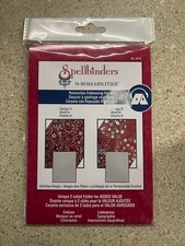 Spellbinders M-Bossabilities Holiday Magic Reversible Embossing Folder EL-014