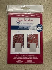 Spellbinders M-Bossabilities Holiday Magic Reversible Embossing Folder EL-014