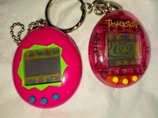 TWO Tamagotchi Collection Clear Pink Hot Pink