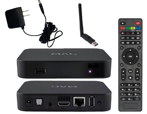 Original Infomir MAG544W3 MAG 544 W3/ 600Mbps Built-in DUAL WiFi 5G 4K Linux Iptv Box