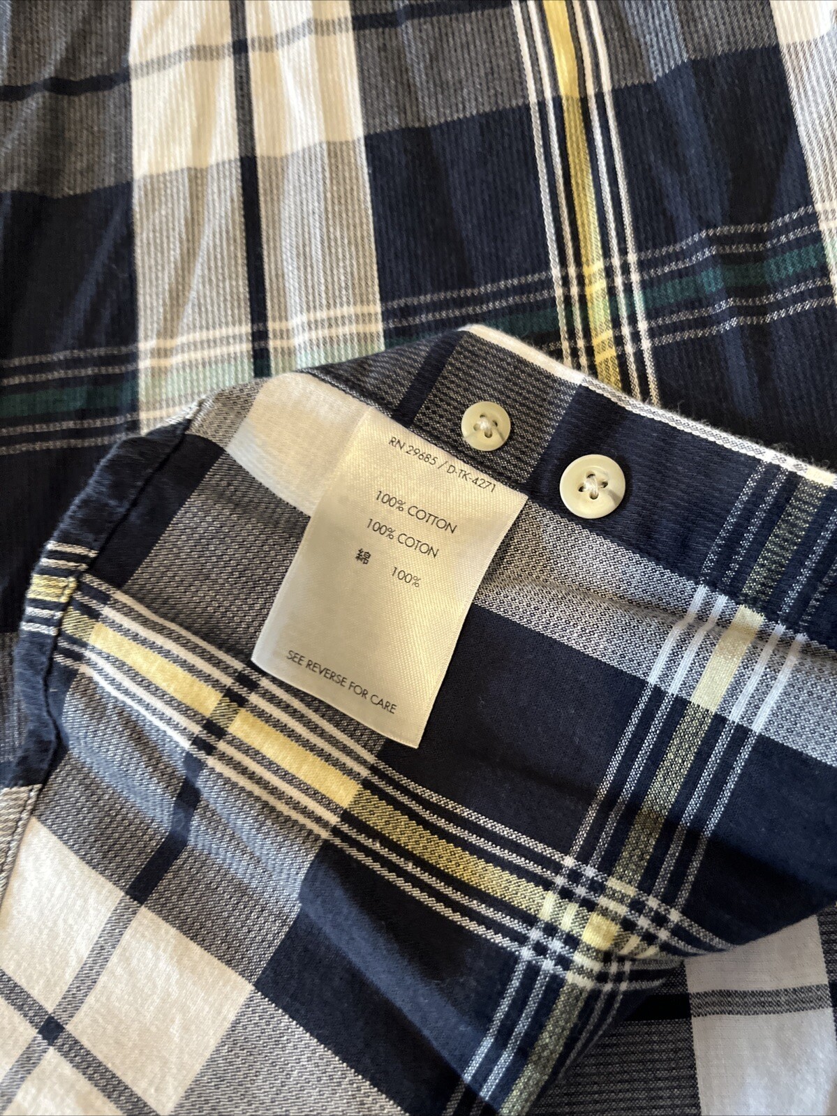 Authentic Pendleton Short Sleeve Plaid Button Shi… - image 9