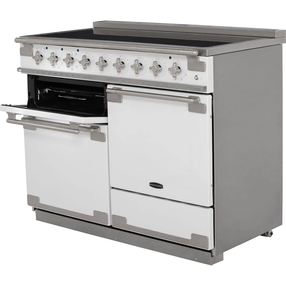 Rangemaster ELS110EIWH Elise 109cm Electric Range Cooker 5 Burners