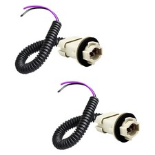 License Plate Lights Socket Wiring Harness Plugs Plugs, black