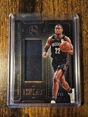 Caris Levert Threads Bronze /49 Panini Silhouette Basketball 2025 Brooklyn Nets