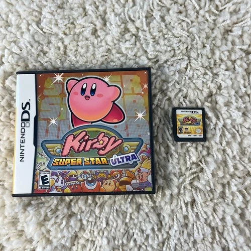 Kirby Super Star Ultra (Nintendo DS, 2008) Authentic No Manual Tested