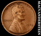 1909 V.D.B Lincoln Wheat Cent- Semi Key Better Date No Reserve #J8837