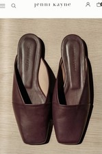 NWOB Jenni Kayne Mia Mule Bordeaux 38/8