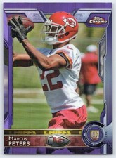 2015 Topps Chrome #124 Marcus Peters Kansas City Chiefs
