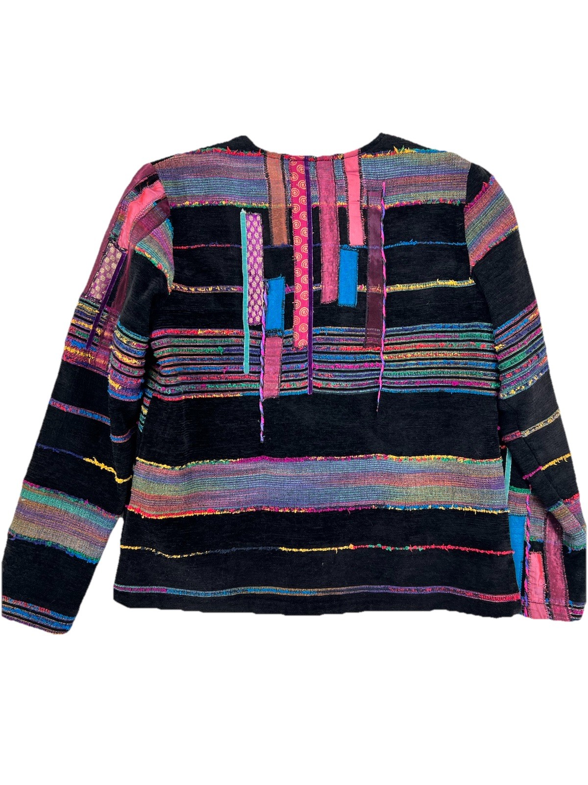 Choices Petite Patchwork Jacket PM Boho Textured … - image 2