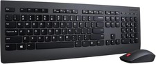 Lenovo Professional Wireless Keyboard Mouse Combo, 2.4 GHz USB 4X30H56796