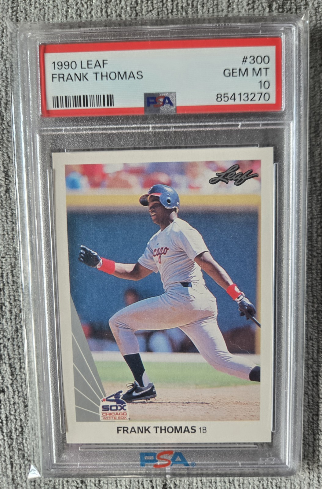1990 LEAF FRANK THOMAS #300 PSA 10 GEM MT