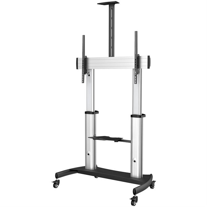 StarTech.com Mobile TV Stand - Heavy Duty TV Cart for 60-100 Display 100kg/220lb