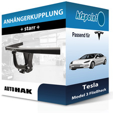 Für Tesla Model 3 Fließheck 01.2017-08.2023 AUTO HAK Anhängerkupplung starr neu