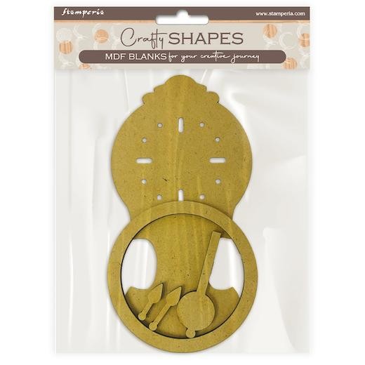 Stamperia Crafty Shapes – Gardens of Time Pendulum Clock