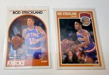 1989-90 Fleer - Rod Strickland #104 (RC) & Hoops RC - Knicks
