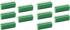 150V 6A 2.54mm 0.1inch Pitch 10 Pin PCB Mount Screw Terminal Block Connector