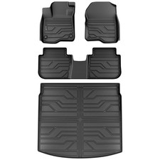 Floor Mats for Honda CRV 2023-2026 Hybrid TPE All Weather Front 2nd Row Trunk