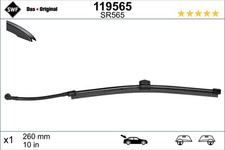 SWF Wischblatt Scheibenwischer DAS ORIGINAL REAR 119565 für VOLVO V60 2 225 227