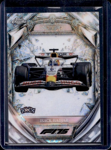 2025 Topps Chrome F1 F1 Isack Hadjar Diamond 75th Anniversary RC #D75-32