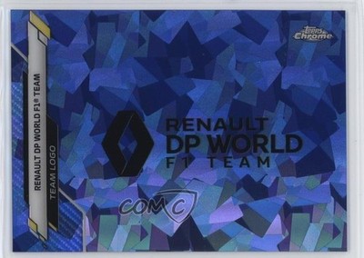 2020 Topps Chrome Sapphire Edition Formula 1 Logos Renault DP World F1 Team 15wb