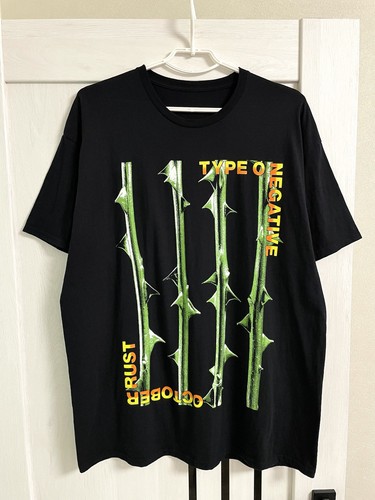 Type O Negative October Rust Vintage Style Y2K Metal Band T-Shirt Size XL Black - Picture 3 of 10