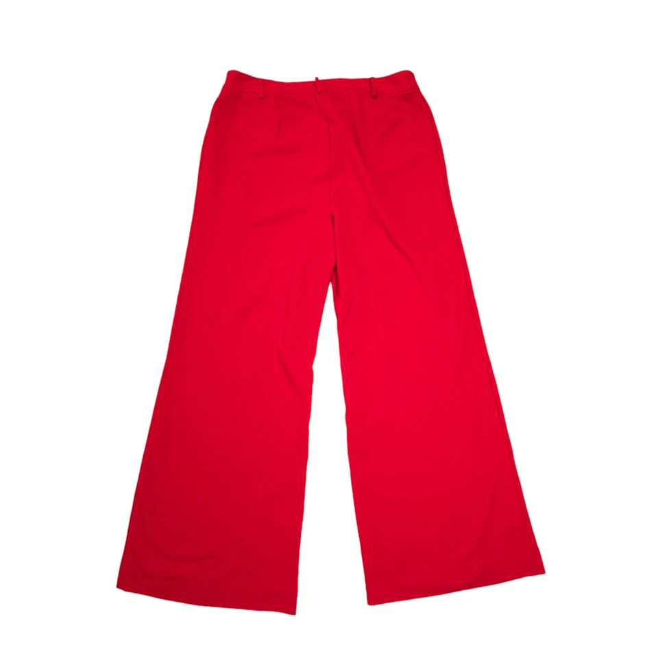 Pantalones de vestir acampanados Nanette Nanette Lepore pierna ancha para mujer talla 14 carrera oficina Foto 2 de 4