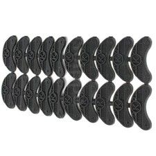 20Pcs Rubber Sole Heel Savers Toe Plates Tap DIY Glue On Shoes Pad Replacement c