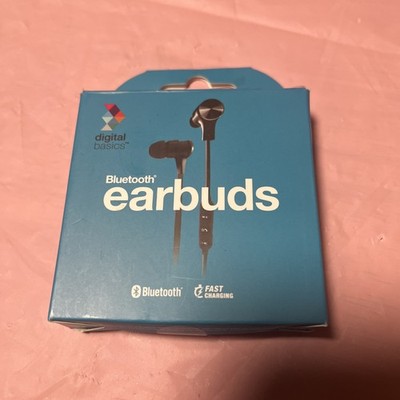 Digital Basics Bluetooth Earbuds Fast Charging Wireless Headphones, metal gold