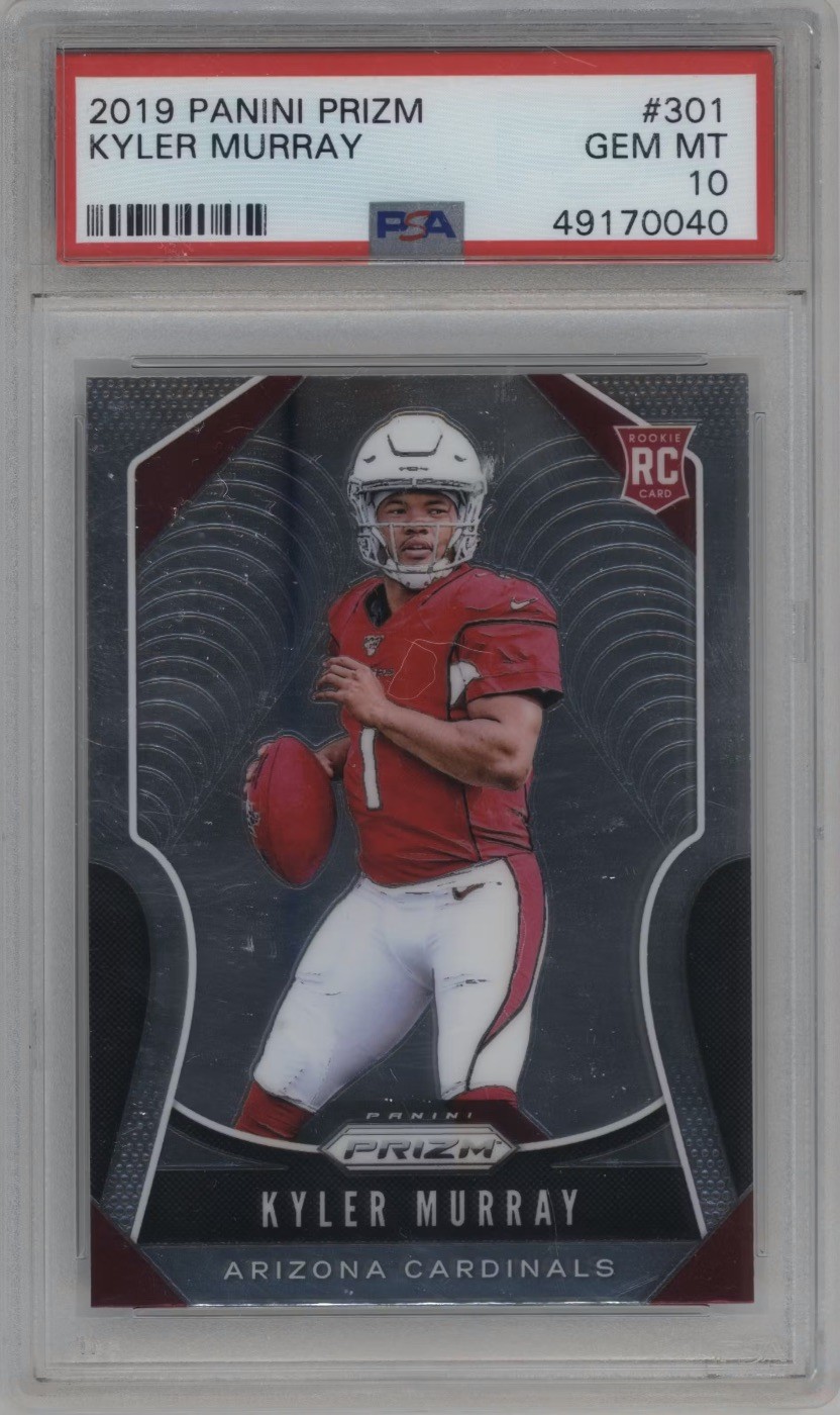 Kyler Murray 2019 Panini Prizm PSA 10 view 1