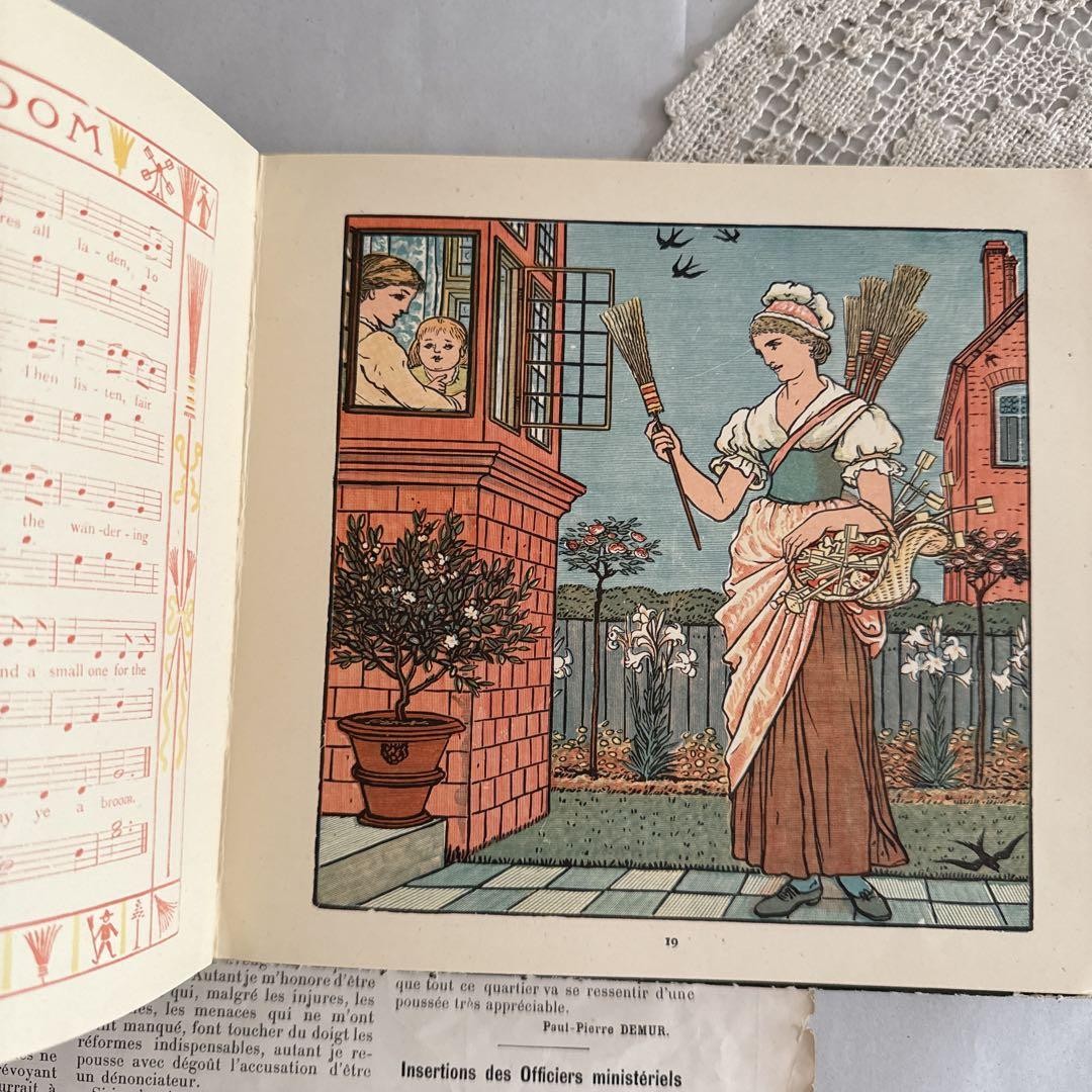THE BABY'S BOUQUET WALTER CRANE  66年前に購入 BABY'S BOUQUET | Walter CRANE
