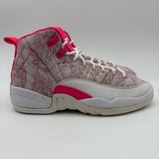 Jordan 12 Retro Arctic Punch Pink White Sneakers GS Size 4.5Y Youth 510815-101