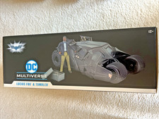 McFarlane DC Multiverse Lucius Fox & Tumbler Gold Label Dark Knight - Brand New