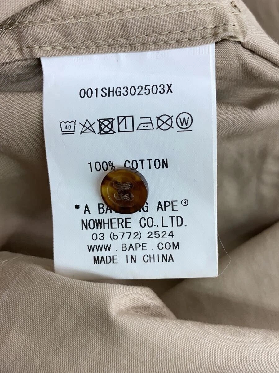 A BATHING APE (BAPE) Abito A BATHING APE manica lunga beige S