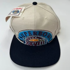 Vintage Apex One Super Bowl XXVIII 1994 Hat Adjustable Snapback Beige