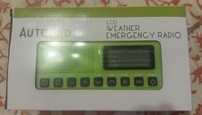 Autofad LCD Weather emergency Radio