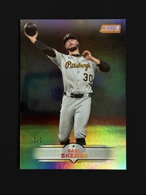 2025 Topps Stadium Club Paul Skenes 1/1 Rainbow Foil Pirates Superfractor 