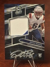 2024 Panini Spectra RPA Patriots Javon Baker Rookie (RC) #'d /10