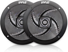 Pyle Low-Profile Waterproof Marine Speakers - 100W 4 Inch 2 Way 1 Pair Slim Styl
