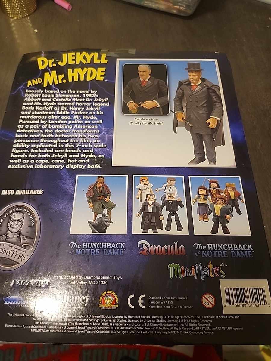 811405 Universal Monsters Select Dr Jekyll Mr Hyde Figure Diamond