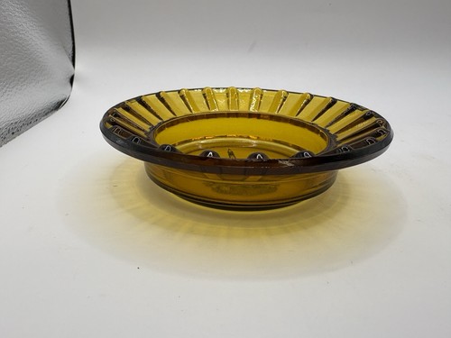 Vintage Ashtray The Durant Berkeley California Amber Glass - Picture 3 of 4