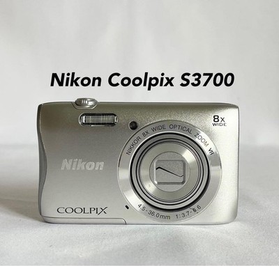 【動作確認済み】NIKON COOLPIX S3700 訳あり 動作確認済み】NIKON COOLPIX S3700 訳あり カメラ