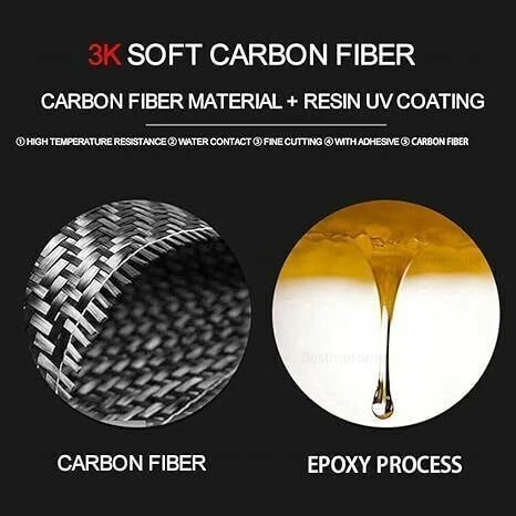 Real Soft Carbon Fiber Center Control Panel For Chevrolet For Corvette C3   , Foto 2 de 3