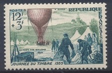 Timbre France 1018 Journée du Timbre 1955