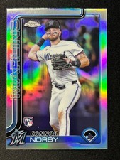 2025 Topps Chrome Connor Norby RC #199 SP Refractor Miami Marlins Rookie