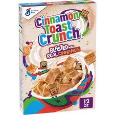 Cinnamon Toast Crunch Breakfast Cereal, Crispy Cinnamon Cereal, 12 oz