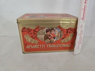 2011 Amaretti Tradizionali Italiann Cookie Tin FREE SHIPPING