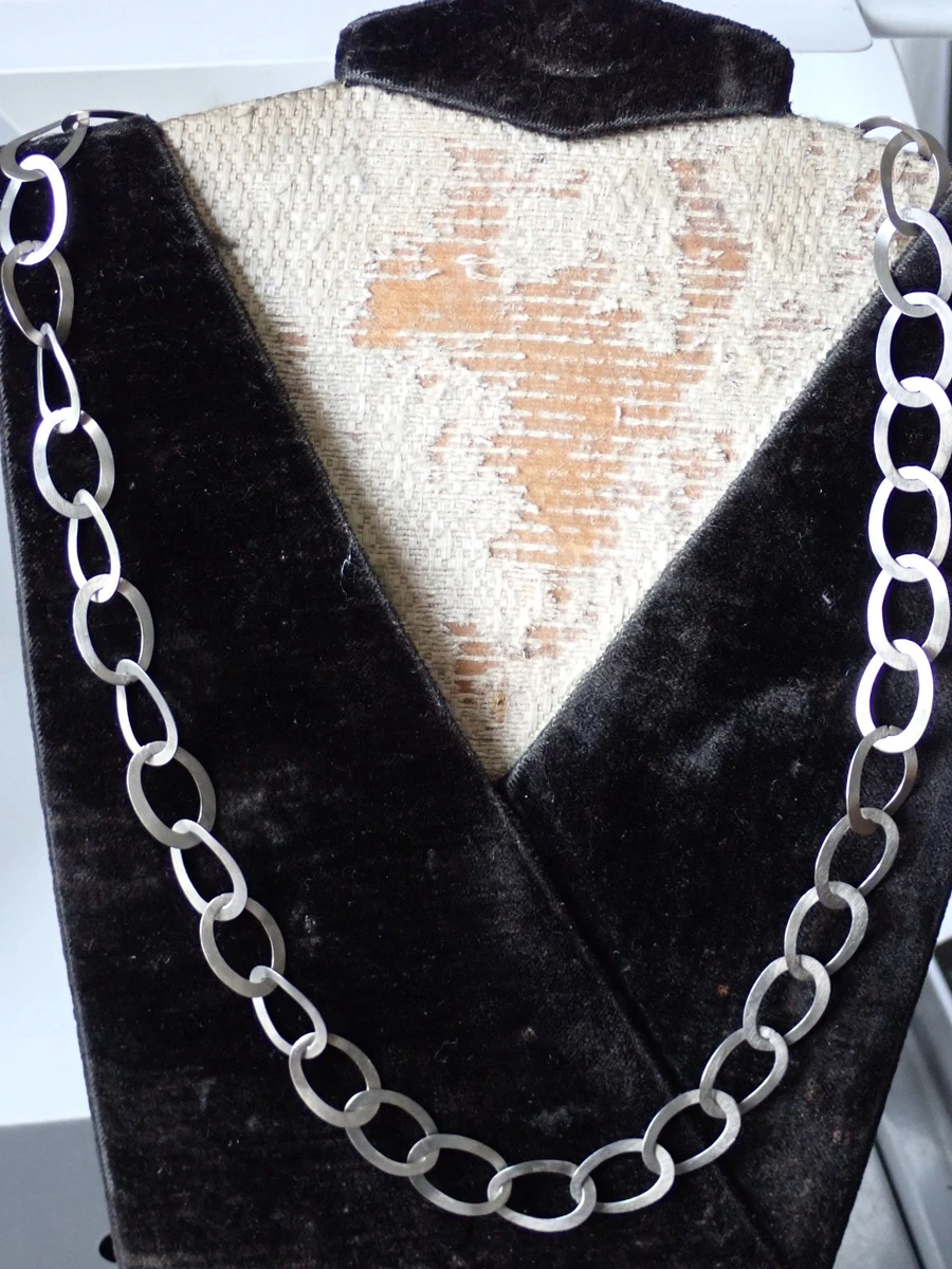Longue Chaîne Argentée Maille Soudée Vintage - 10 Mètres - Fabrication Française