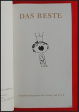 DDR Zeitung DAS VOLK - Kindermund DAS BESTE 1985 A.  Lochthofen 30. Pressefest
