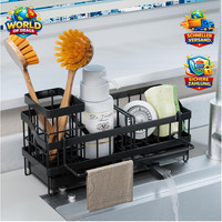 SpüLbecken Organizer Edelstahl Schwammhalter SpüLmittel Halterung Caddy KüChe