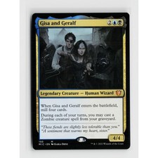 MTG Gisa and Geralf #150 Innistrad: Midnight Hunt Normal M NM Magic Card